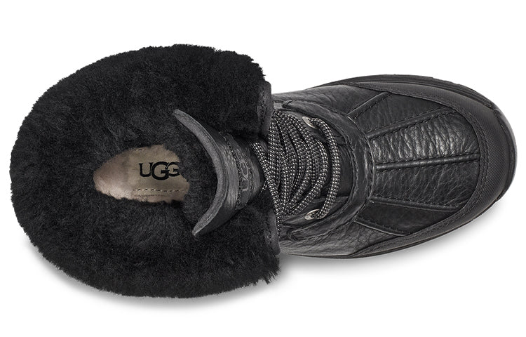(WMNS) UGG Adirondack III Snow Leopard Snow Boots Black 1112311-BLK