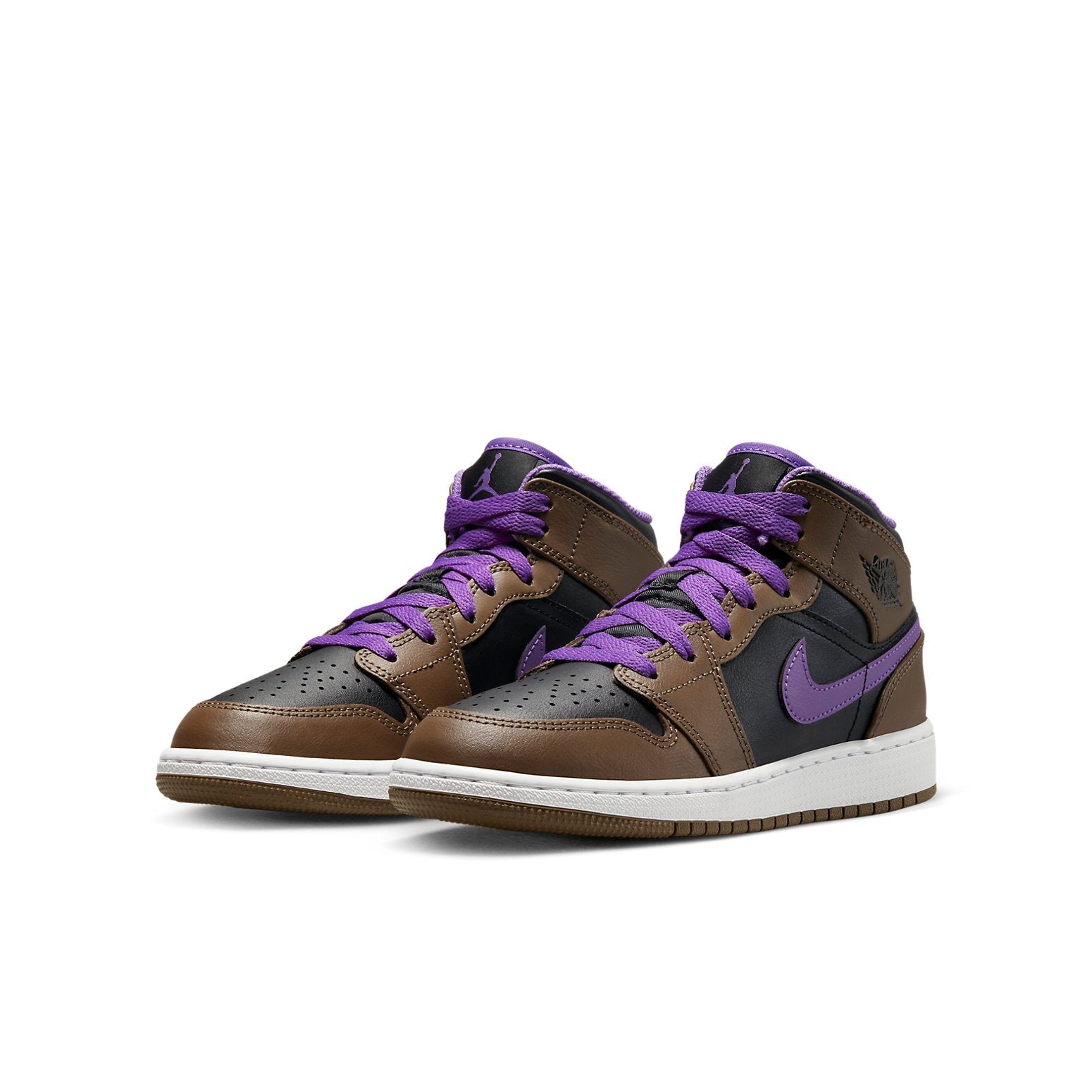 (GS) Air Jordan 1 Mid 'Purple Mocha' DQ8423-215