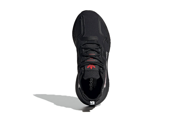 (GS) adidas originals ZX 2K Boost J 'Black White' FX5228
