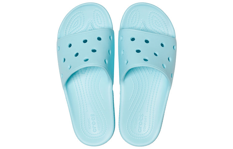 Crocs Classic Non-Slip Wear-Resistant Sports Slippers Unisex Blue 206121-4O9