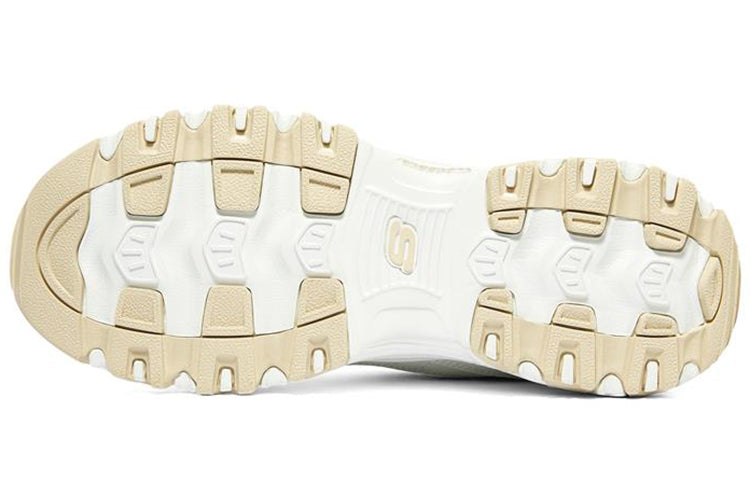 (WMNS) Skechers D'Lites 1.0 'White Yellow' 149640-WMLT