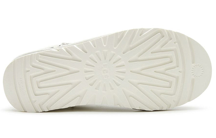 (WMNS) UGG Classic Ultra Mini Broken Logo 'White' 1129270-PDWH