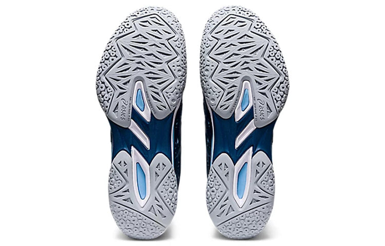 (WMNS) ASICS Court Control FF 'Mako Blue White' 1072A019-401