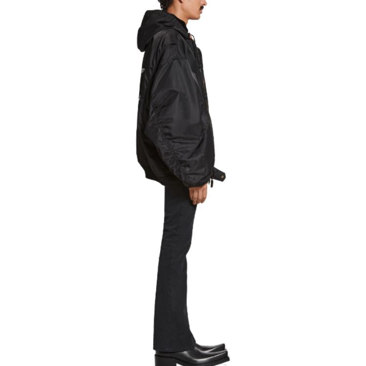 Balenciaga x WFP Light Hooded Bomber 'Black' 752178TLO251000