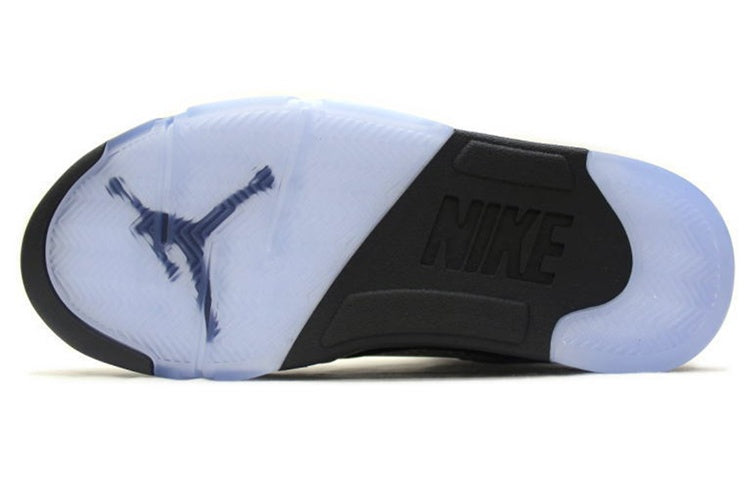 (GS) Air Jordan 5 Retro 'Black Metallic Silver' 2011 440888-010