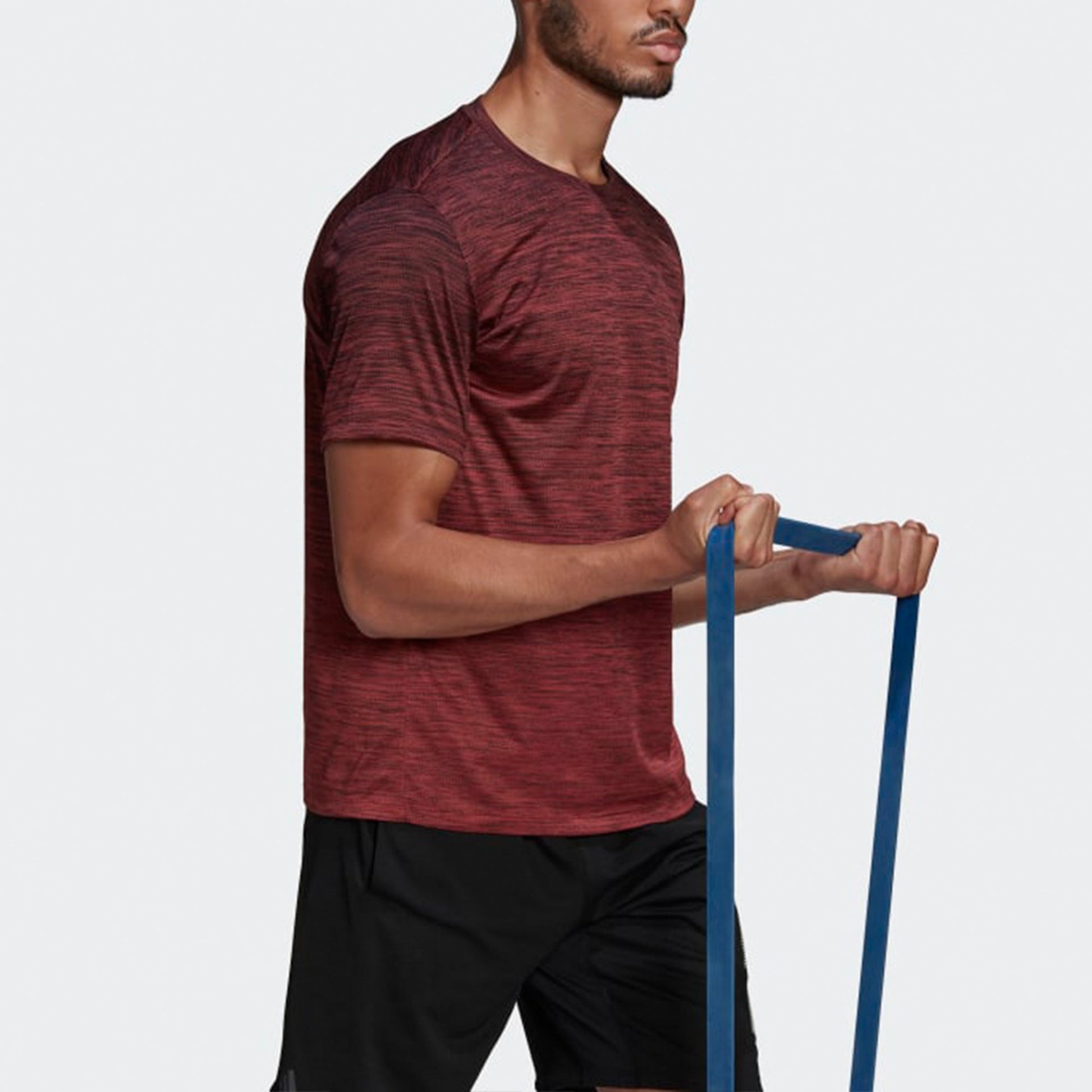 adidas Gradient Tee Sports Round Neck Short Sleeve Red GC8411