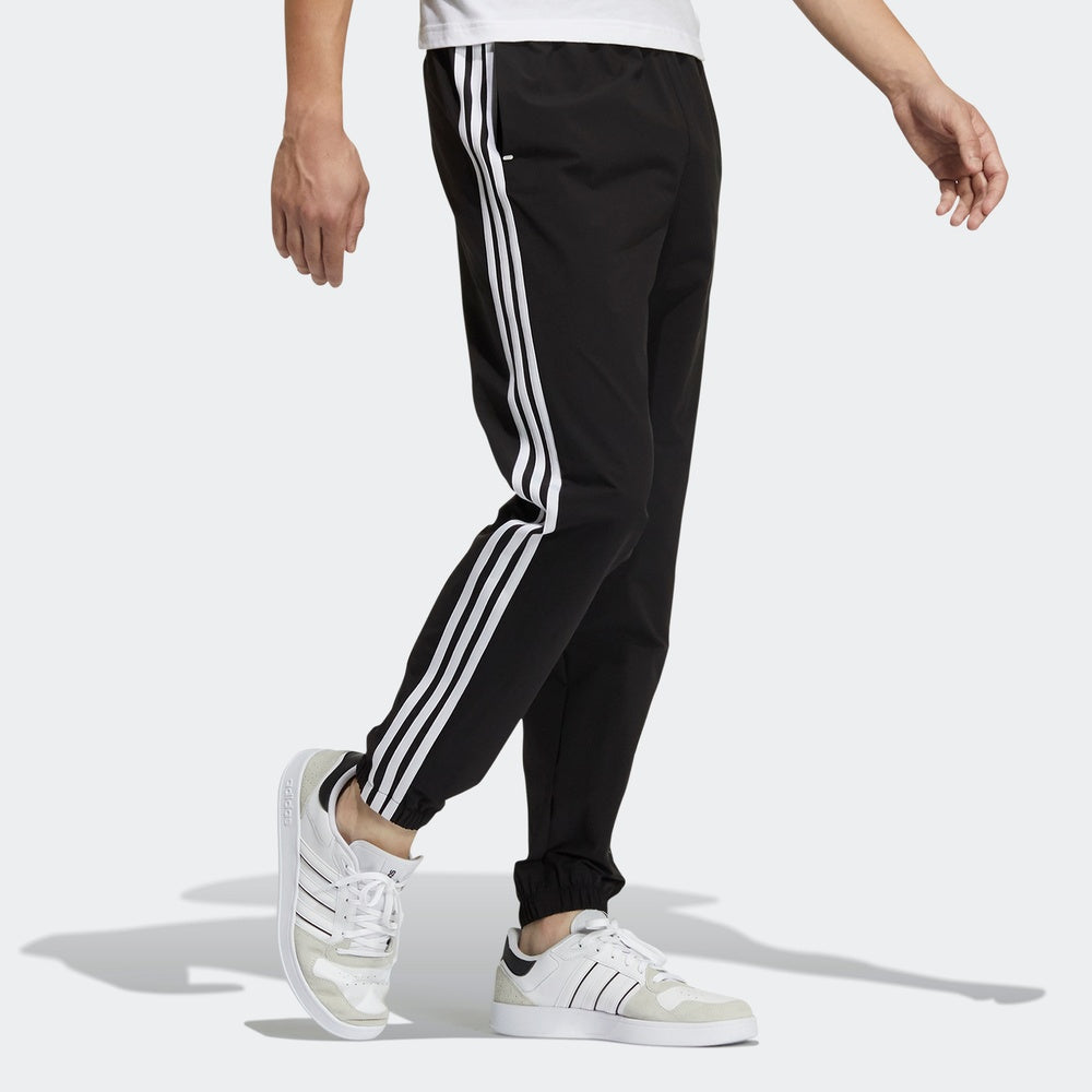 adidas neo M Ce 3s Wv Tp Side Stripe Casual Sports Bundle Feet Long Pants Black GP4910