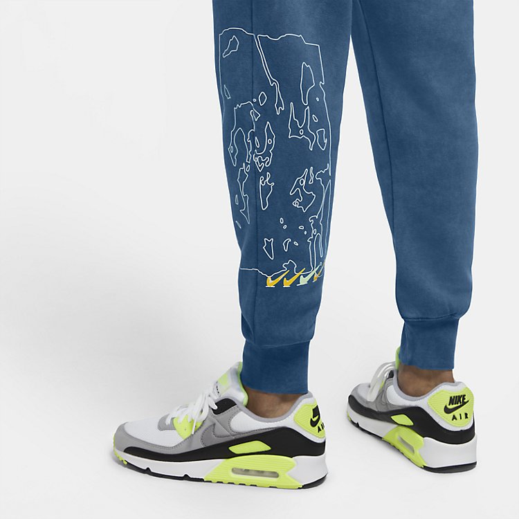 Nike Club Wash Drip Cuff Pants 'Green Abyss' DC2727-301