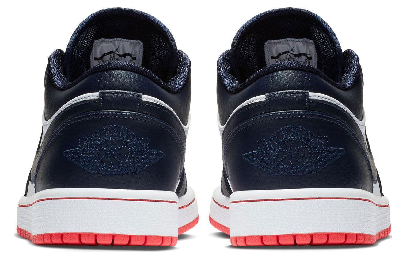 Air Jordan 1 Retro Low 'Obsidian Ember Glow' 553558-481