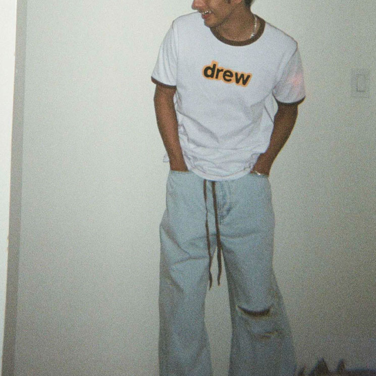 Drew House Secret Ringer T-shirt 'Brown' DR-SS22-391
