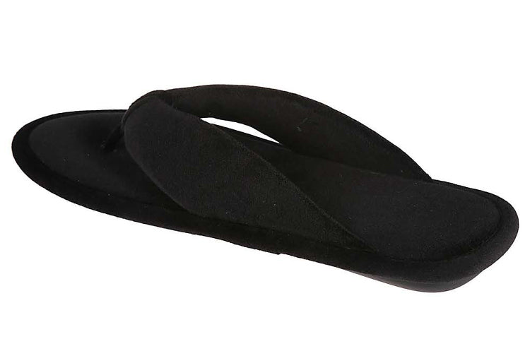 Balenciaga Soft Thong Slides 'Black Velvet' 644738W29Z01000