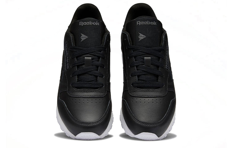 (WMNS) Reebok Classic Leather Running Shoes Black DV8155