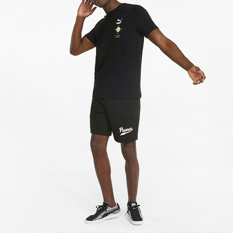 PUMA Nature Camp Graphic Tee 'Black' 536912-01