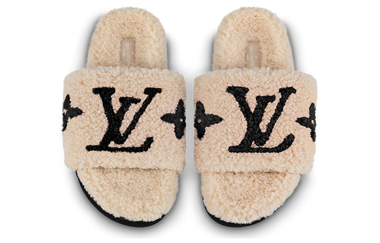 (WMNS) LOUIS VUITTON Paseo Comfort Flat Sandals 'Beige' 1ABWD1