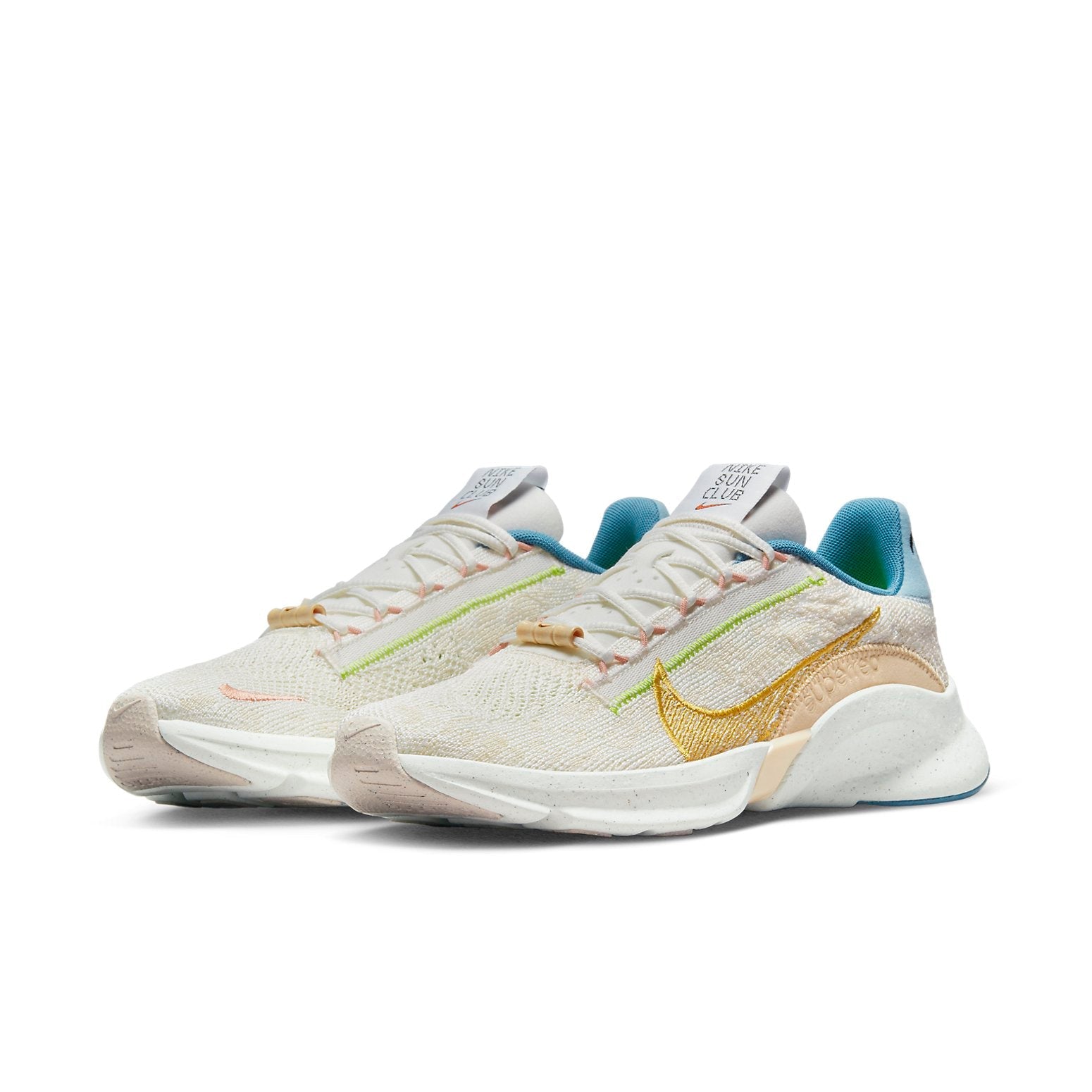 (WMNS) Nike SuperRep Go 3 Flyknit Next Nature 'Sun Club - White Sanded Gold' DV1743-171
