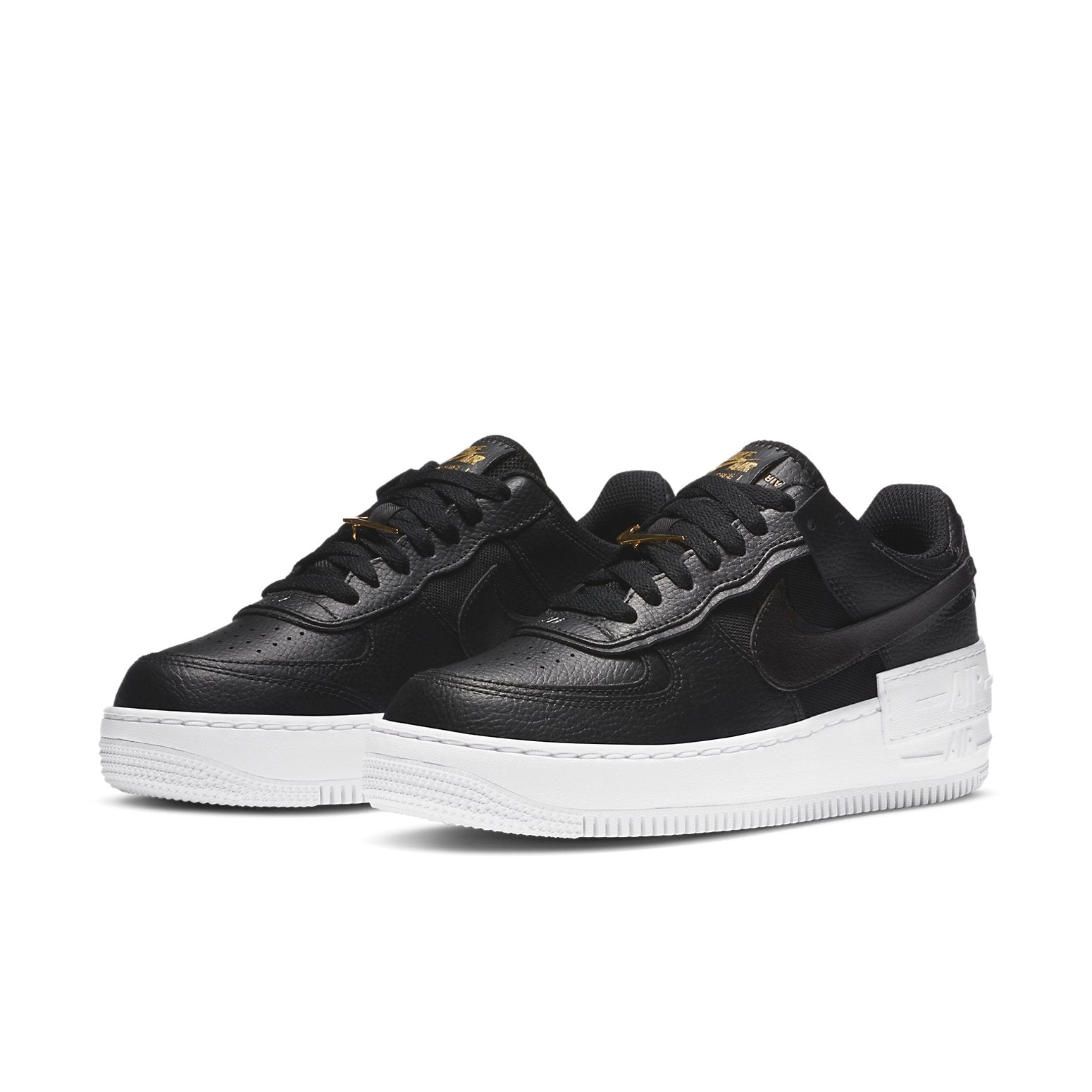 (WMNS) Nike Air Force 1 Shadow Sneakers Black/White DC4459-001