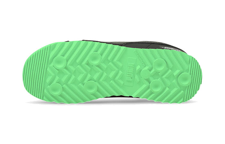 (PS) PUMA Mercedes-amg Petronas F1 Roma Low Top Running Shoes Black/White/Green 306661-01