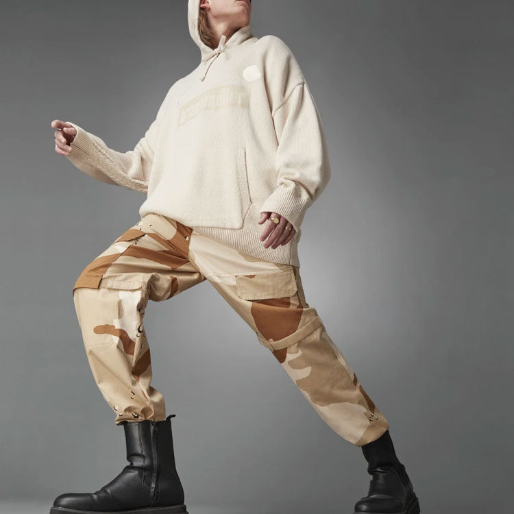 adidas originals Blue Version Series Cotton Camouflage Cargo Casual Pants Khaki H33477