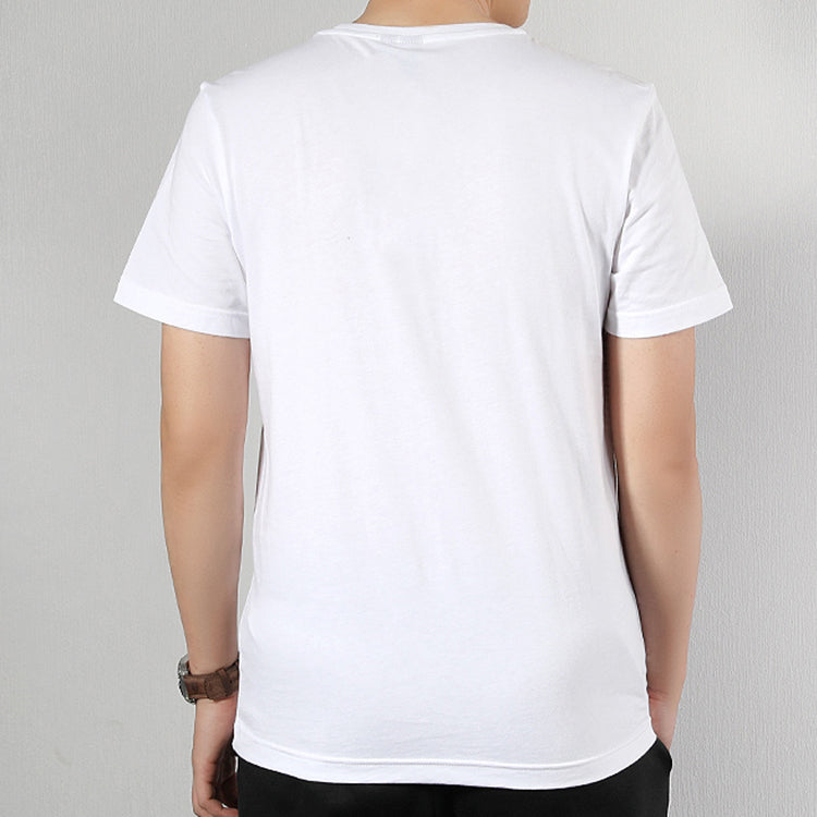 adidas Athleisure Casual Sports Round Neck Short Sleeve White ED7260