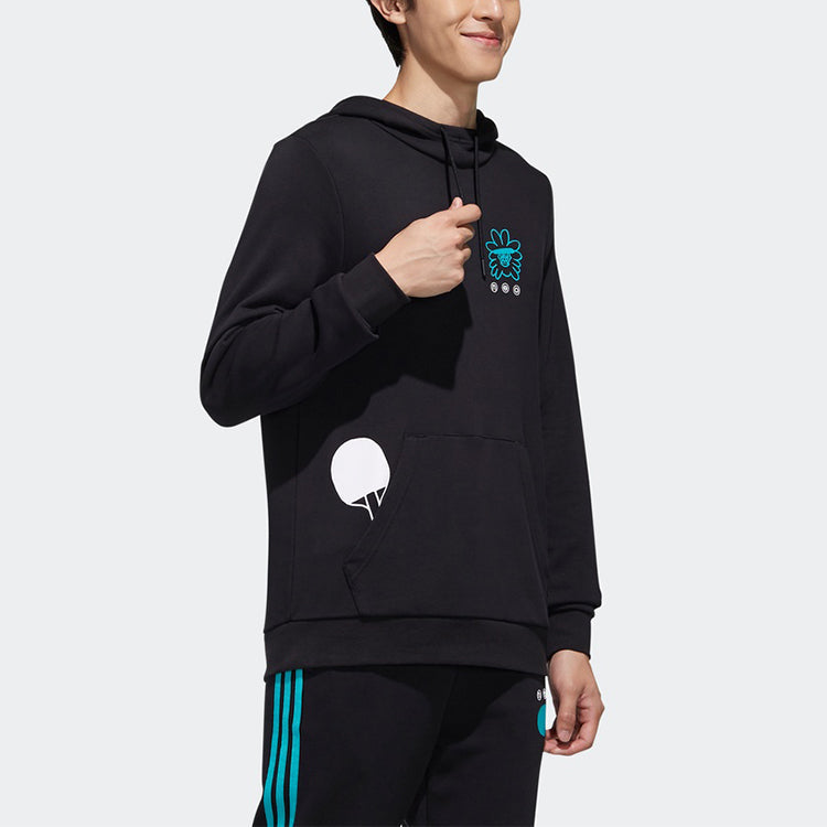 adidas neo M Radio W HDY Casual Sports Black FU3587