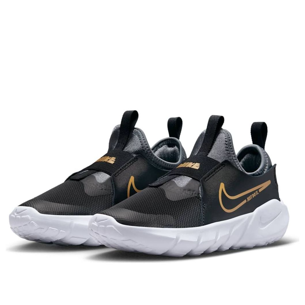 (PS) Nike Flex Runner 2 'Black Metallic Gold' DJ6040-007