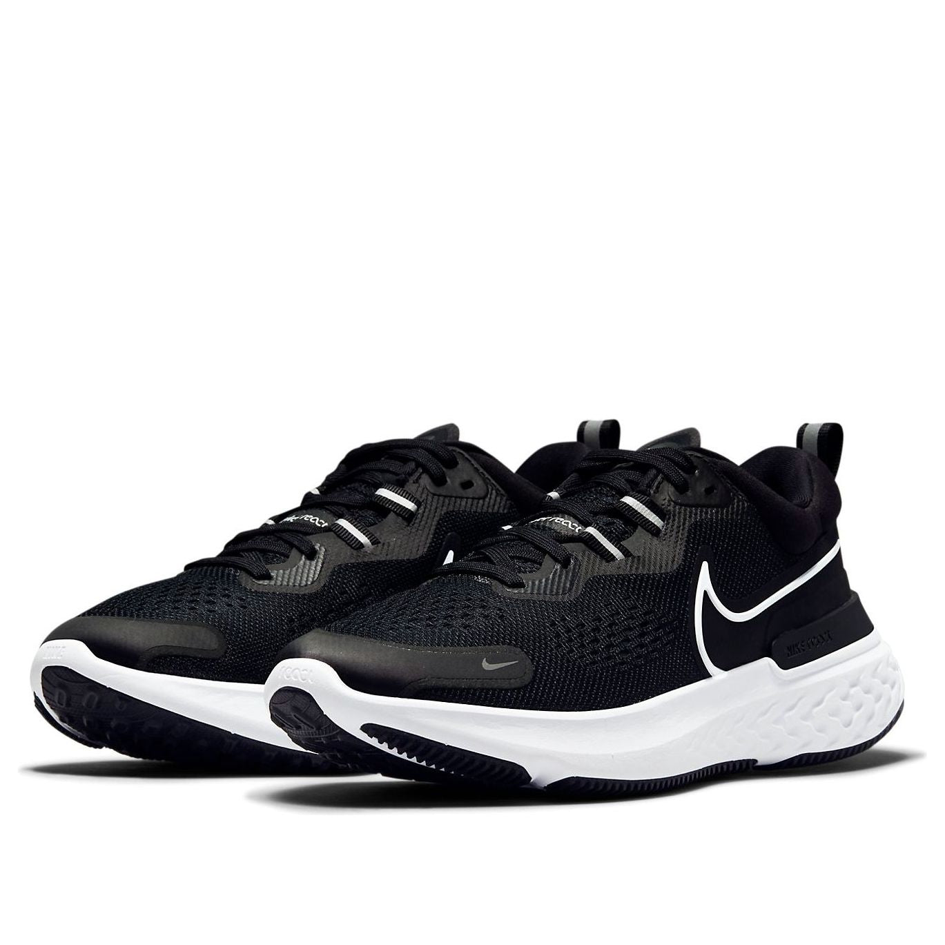 (WMNS) Nike React Miler 2 'Black White' CW7136-001