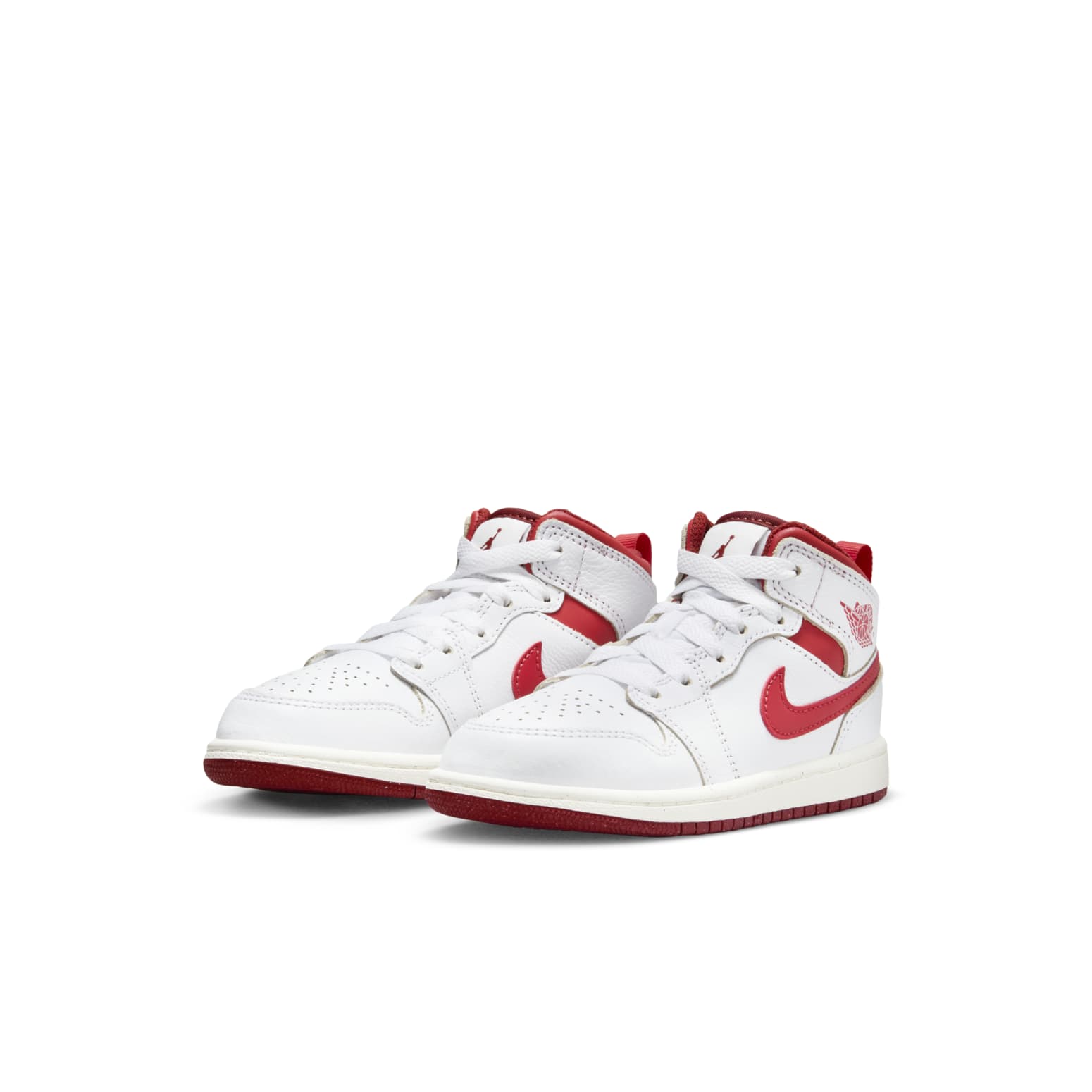 (PS) Air Jordan 1 Mid SE 'White Dune Red' FJ3467-160