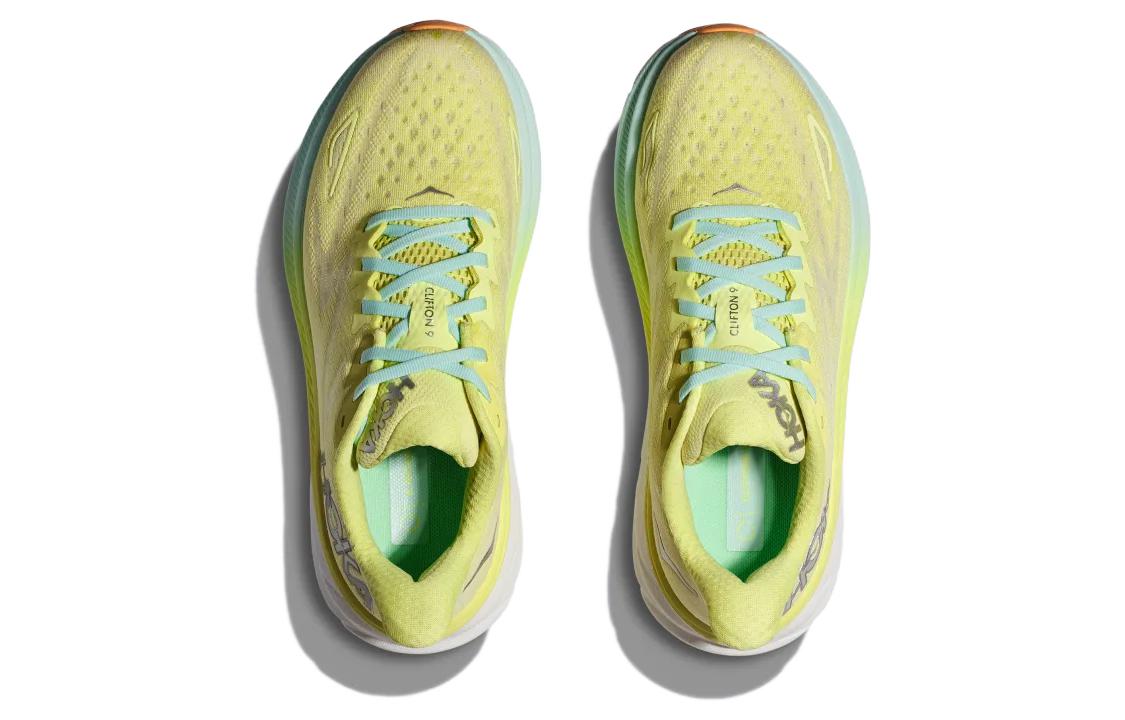 (WMNS) HOKA ONE ONE Clifton 9 'Citrus Glow Sunlit Ocean' 1127896-CGSO