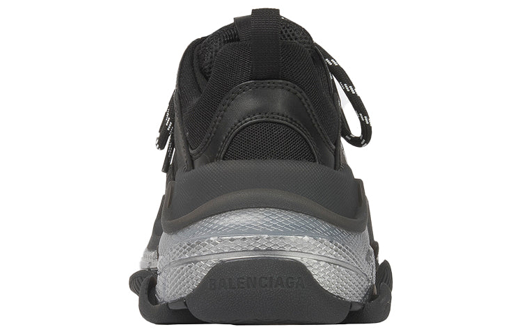(WMNS) Balenciaga Triple S Sneaker 'Black Iridescent' 544351W2FB21001