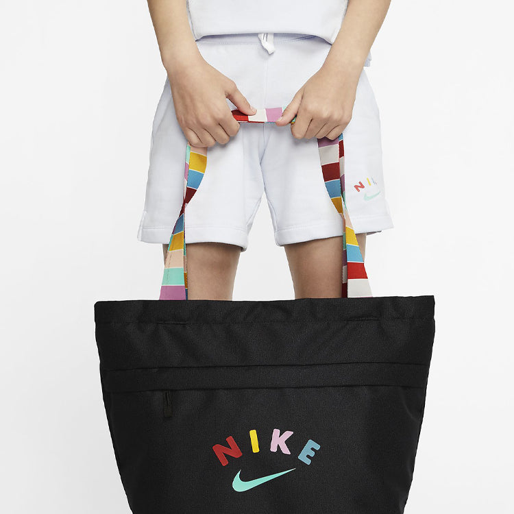 (GS) Nike Tanjun Tote 'Black Red Green' BA6210-010