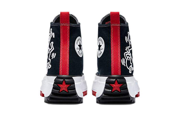 Converse Keith Haring x Run Star Hike 'Black White Red' 171859C