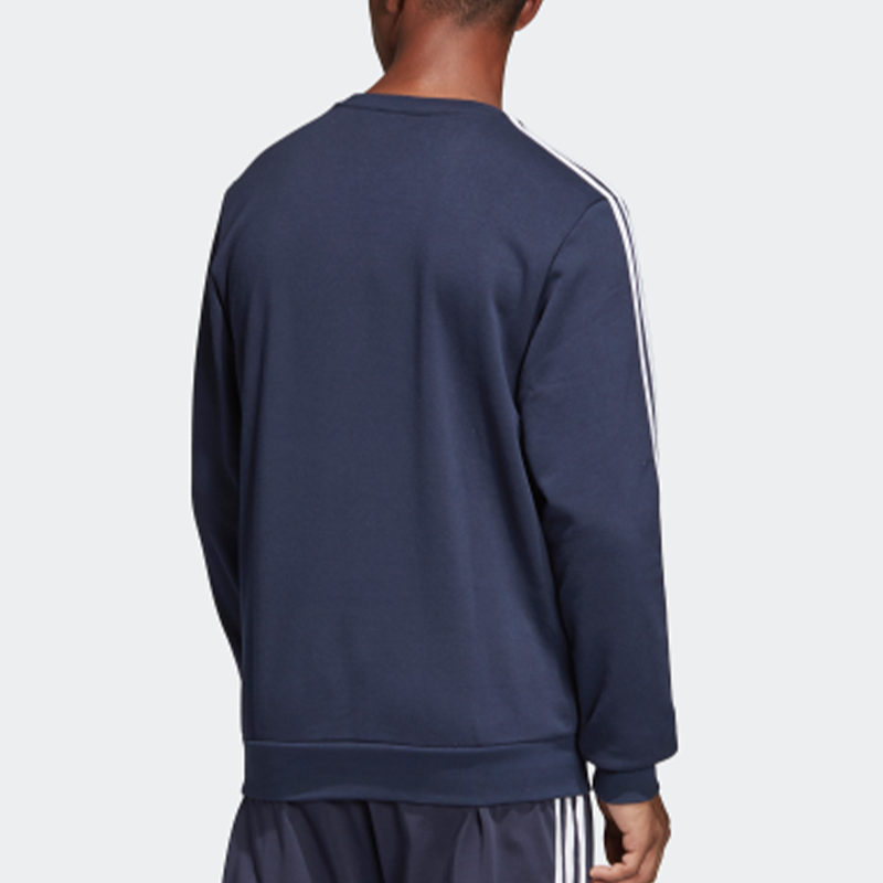 adidas 3-Stripes Sweatshirt 'Blue White' DU0484