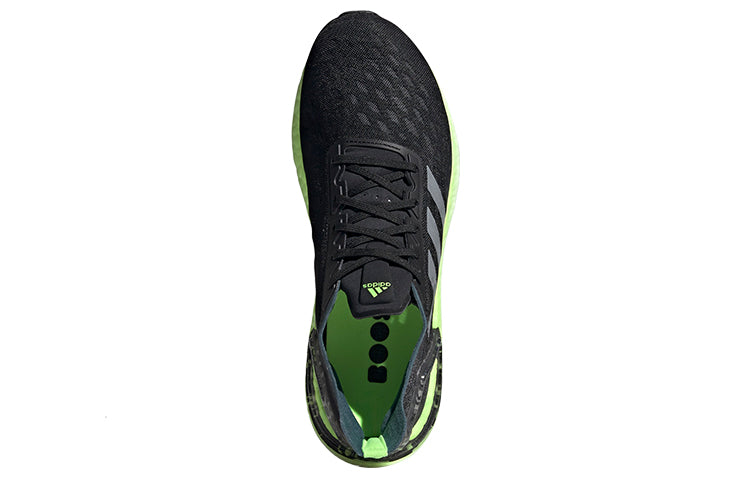 adidas Ultraboost PB Shoes 'Core Black Silver Metallic Signal Green' EH1226