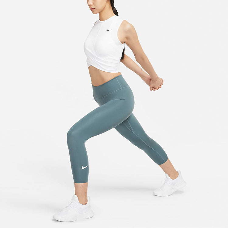 (WMNS) Nike Dri-Fit Short Sports Vest White 930494-100