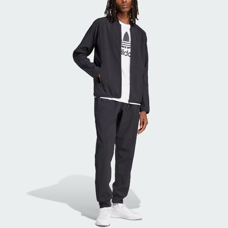 adidas Originals SST Bonded Track Top Asia Sizing 'Black' IM9883