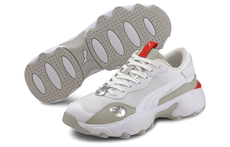 (WMNS) PUMA Pulsar Glow 'White Gray Red' 373044-02