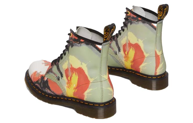Dr. Martens 1460 x Tate Decalcomania Backhand Leather Lace Up Boots 'Multicolor Volcanic Flare' 31730649