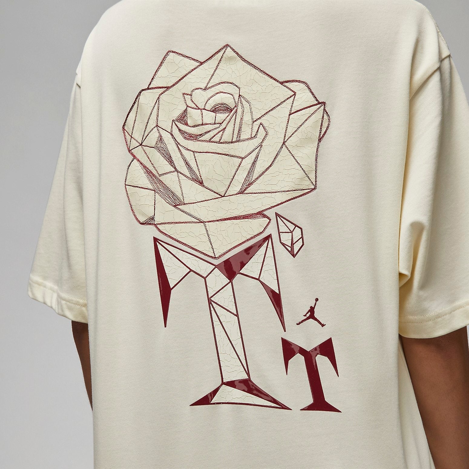 (WMNS) Air Jordan x Teyana Taylor T-Shirts 'Coconut Milk' FB2640-113