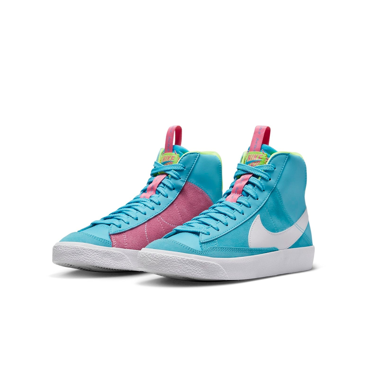 (GS) Nike Blazer Mid '77 'Dance - Baltic Blue Volt Pink' DQ6084-400