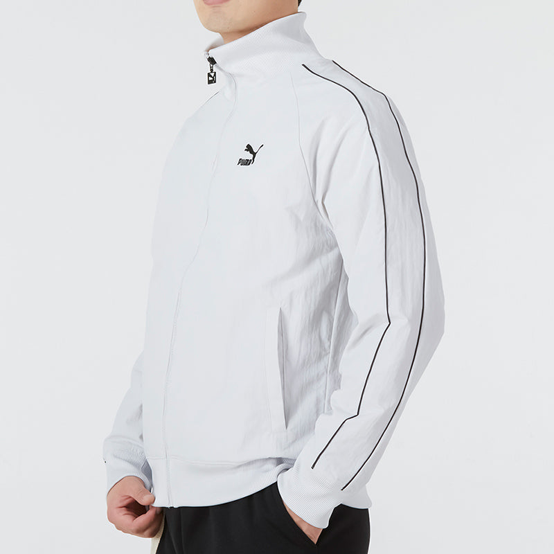 PUMA T7 Crinkled Track Jacket 'White' 535557-72