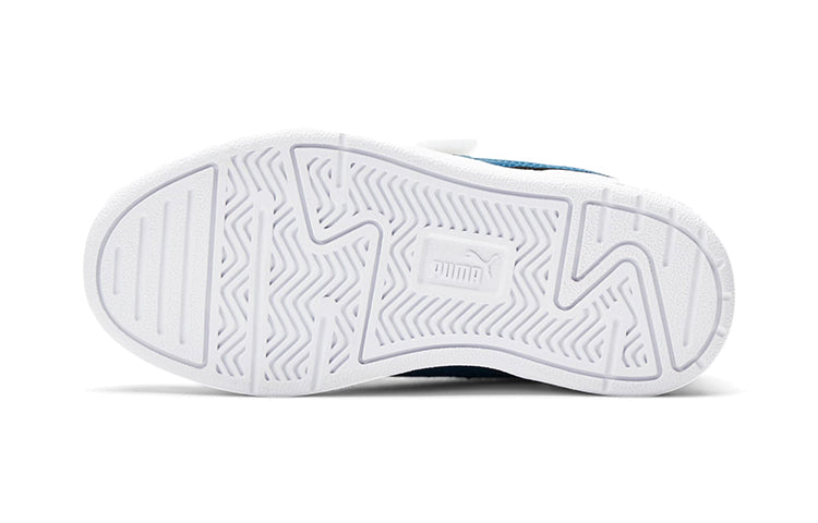 (PS) PUMA Caracal Banded Casual Sneakers White/Blue 370530-09