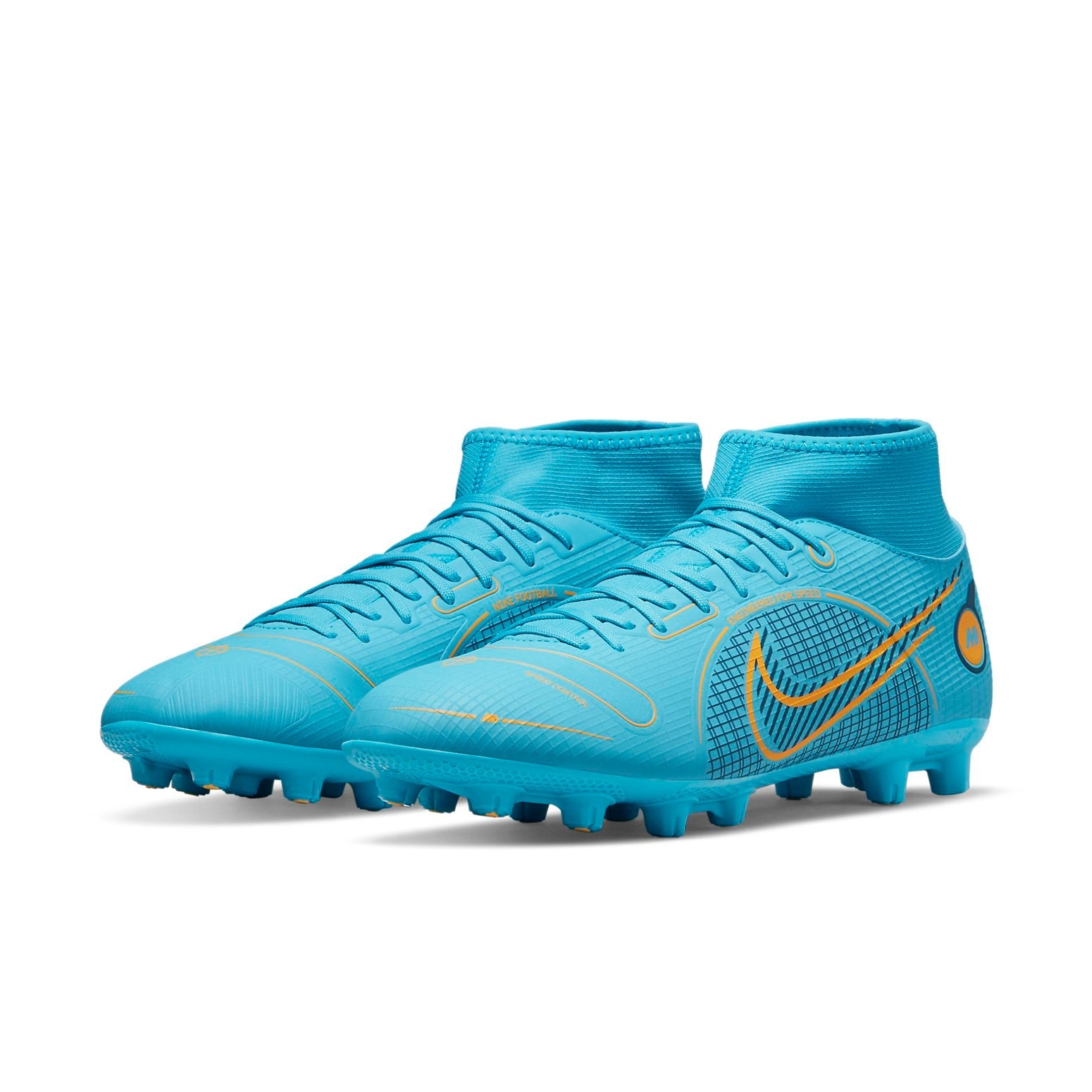 Nike Mercurial Superfly 8 Academy HG 'Light blue Yellow' DJ2867-484