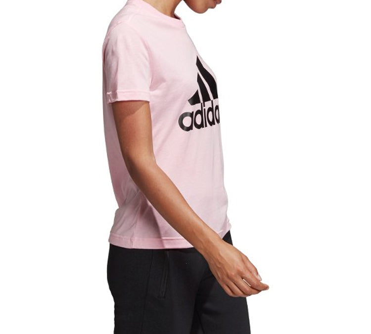 (WMNS) adidas Logo Alphabet Printing Sports Short Sleeve Pink DZ0014