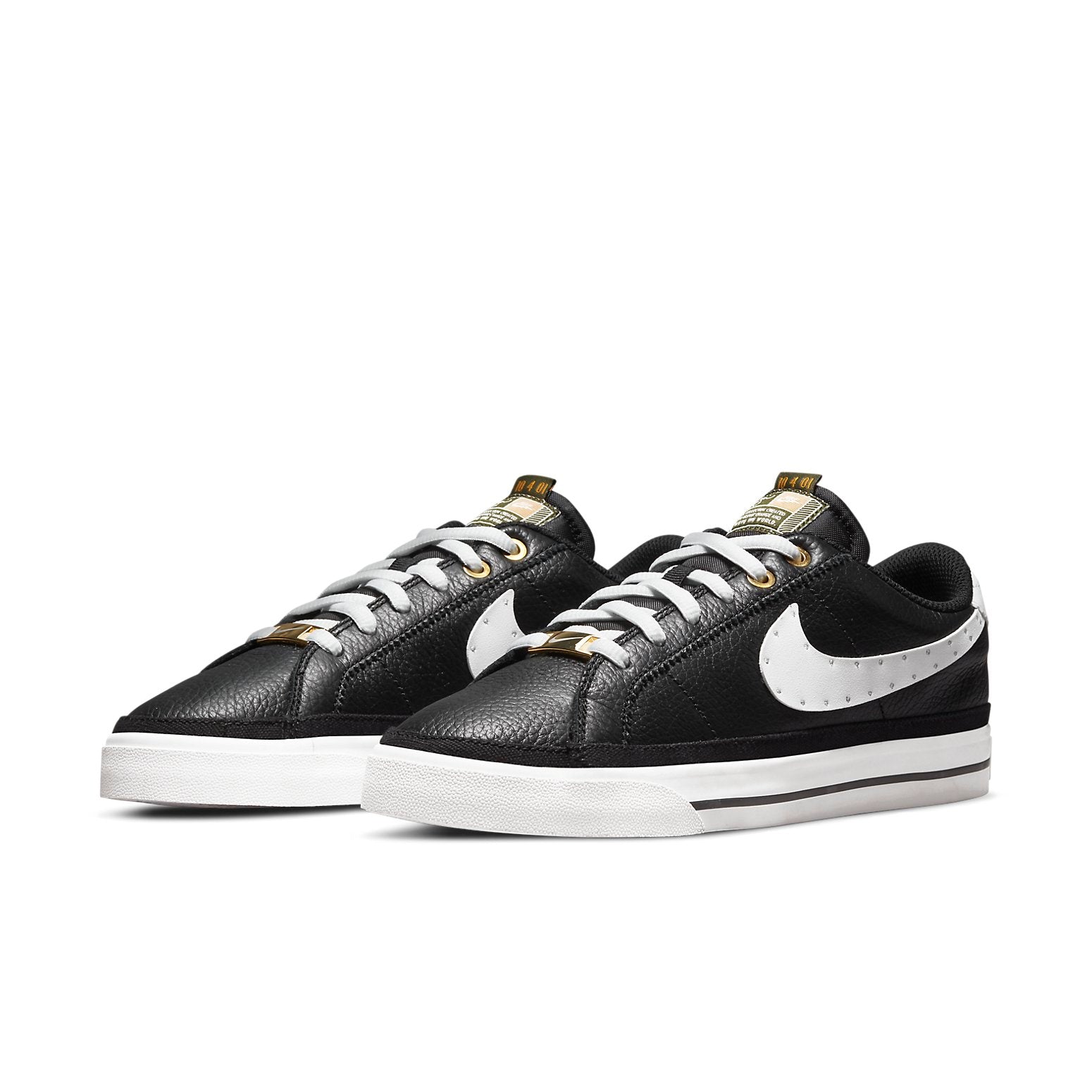 (WMNS) Nike Serena Williams Design Crew x Court Legacy 'Black Metallic Gold' DJ1454-001