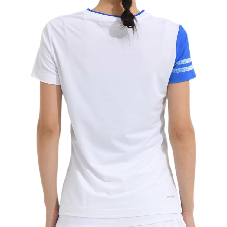 Li-Ning Badminton Series Quick Dry Training tournament Short Sleeve White AAYS072-1