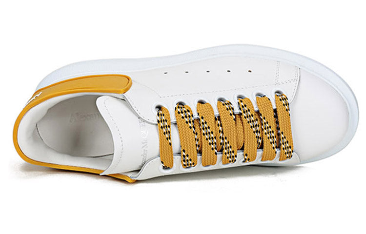 (WMNS) Alexander McQueen Oversized Sneaker 'White Mustard' 621056WHXMT9718