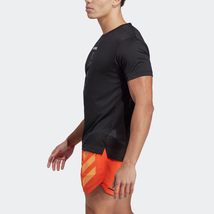 adidas TERREX Agravic Trail Running Tee 'Black' HT9441