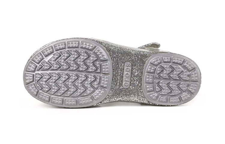 (PS) Crocs Isabella Charm Minimalistic Casual Sandals Silver 205535-040