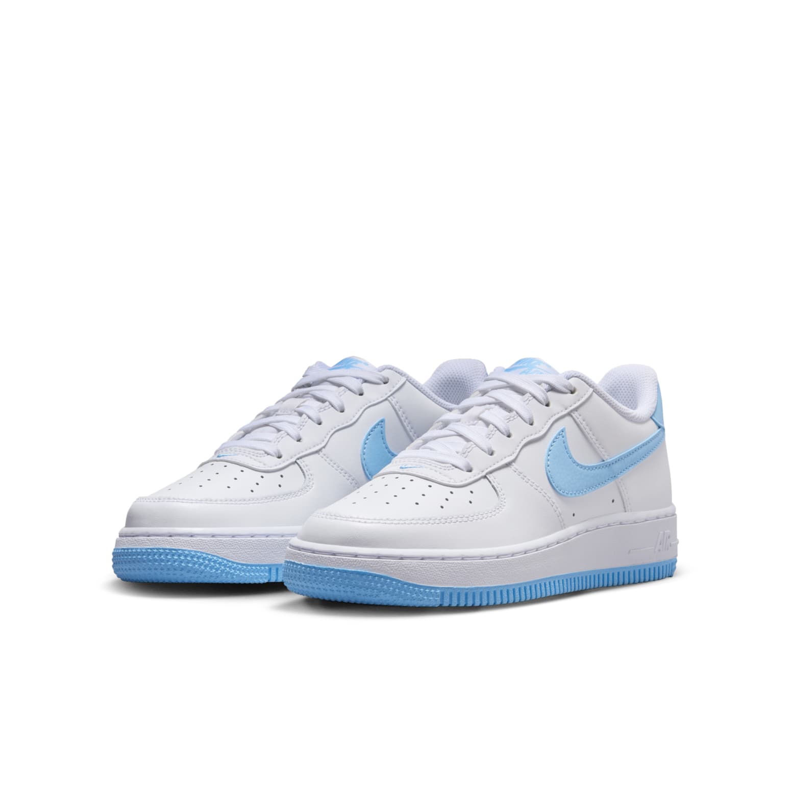(GS) Nike Air Force 1 Low 'White Aquarius Blue' FV5948-107