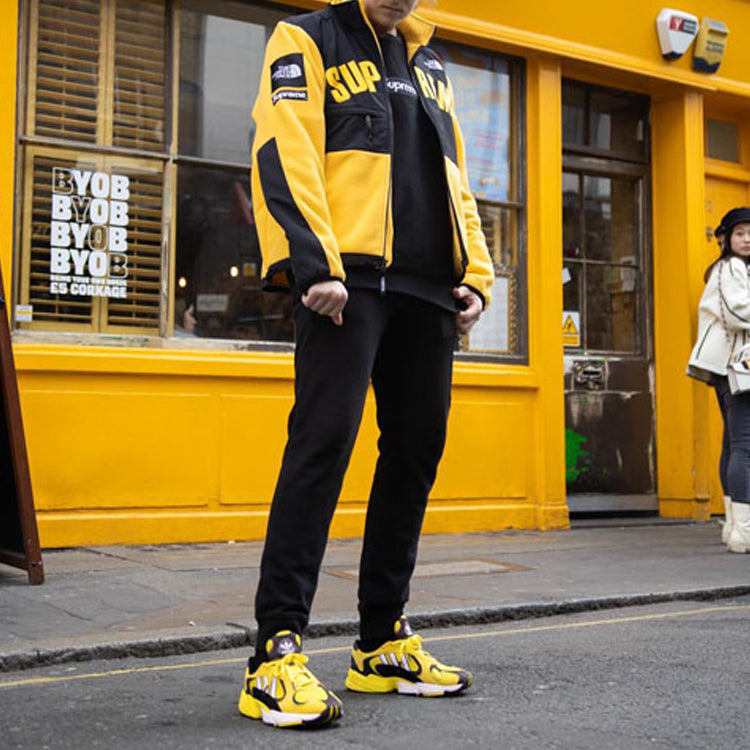 Supreme SS19 x The North Face Arc Logo Denali Fleece Jacket Yellow SUP-SS19-549